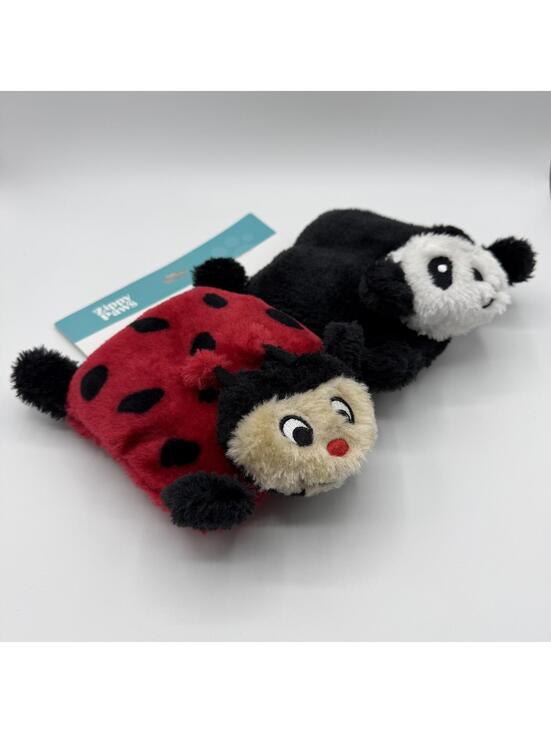 Other - ZippyPaws Squeakie Pads 2 Pack Ladybug and Panda Squeaky Dog Toys Zippy Paws